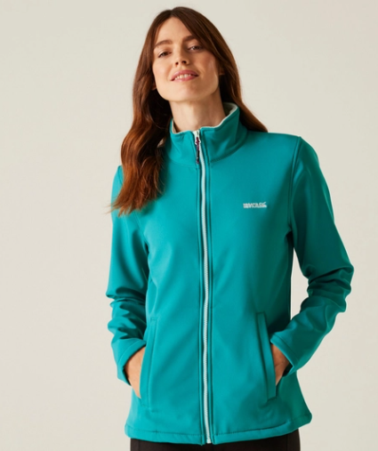 Regatta Connie V Ladies Soft Shell Exotic Plume Icy Morning