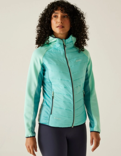 Regatta Hillpack II Ladies Hybrid Jacket Aruba Blue Icy Morning