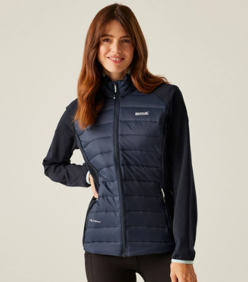 Regatta Clumber V Ladies Hybrid Jacket Navy Icymorn