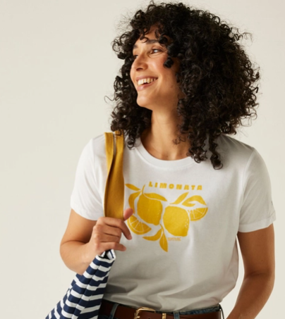 Regatta Filandra IX Ladies Polo Shirt White Limonata