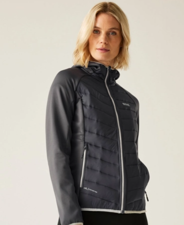 Regatta Andreson VIII Ladies Hybrid Jacket Seal Grey Oyster Mushroom