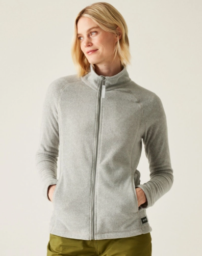 Regatta Mayse Full Zip Ladies Fleece Drizzle Marl
