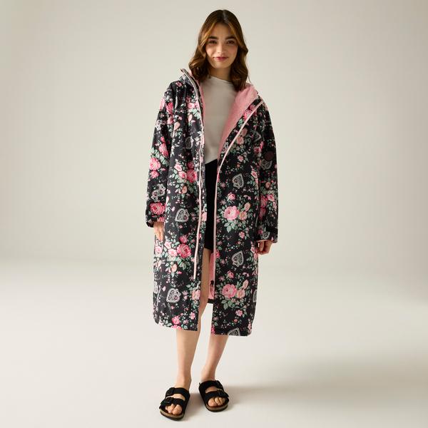Cath Kidston Changing Robe Black Hackney Rose