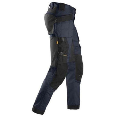 Snickers  Allround Work Stretch Trousers Holster Pocket Slim Fit Navy / Black  6241