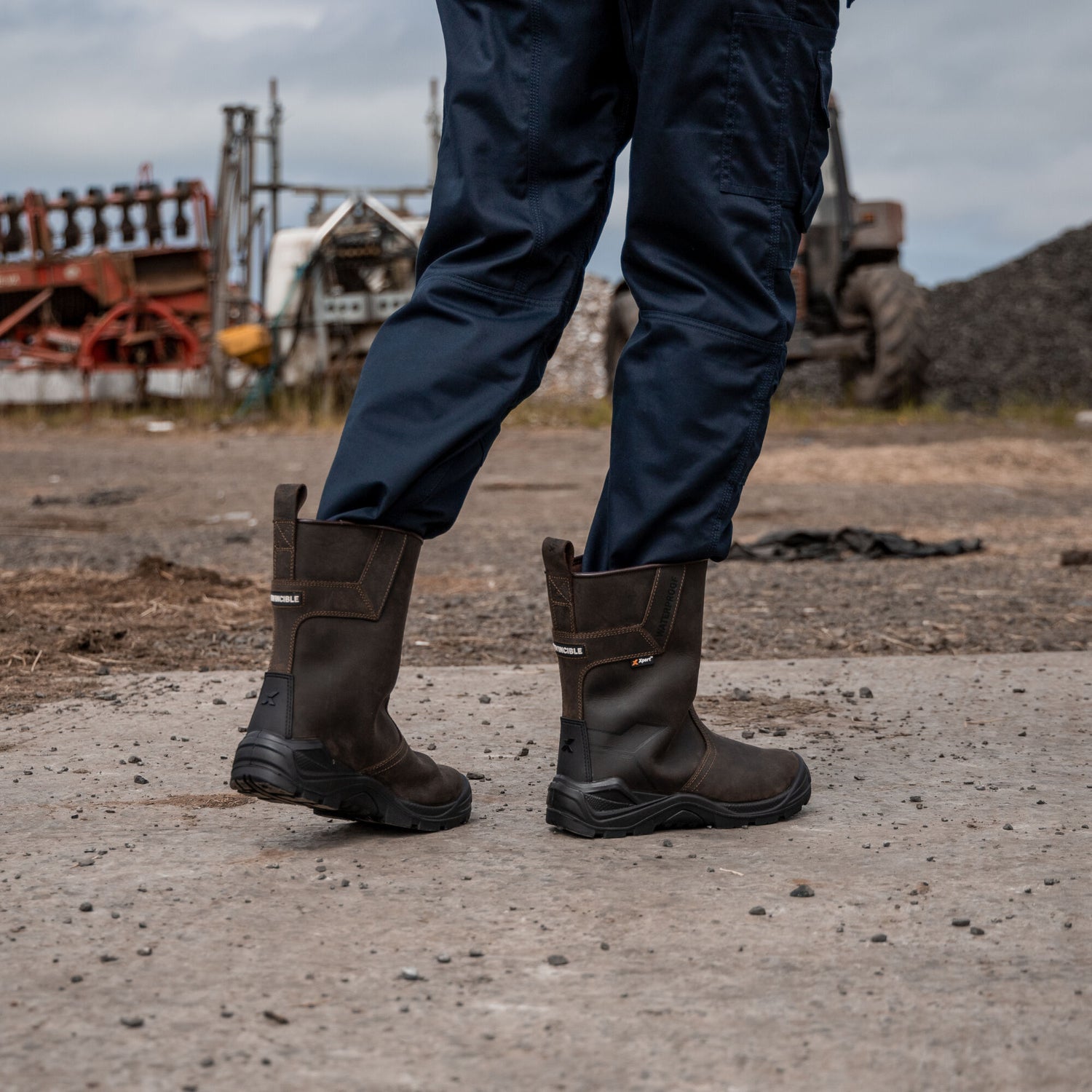 Xpert Invincible S3 Safety Waterproof Rigger Boot Brown – Co-Op