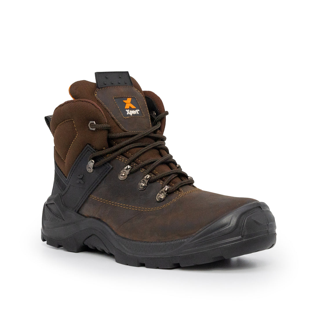 Xpert Warrior S3 Safety Laced Boot Brown