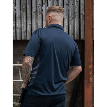 Xpert Pro Stretch Polo Shirt Navy/Grey