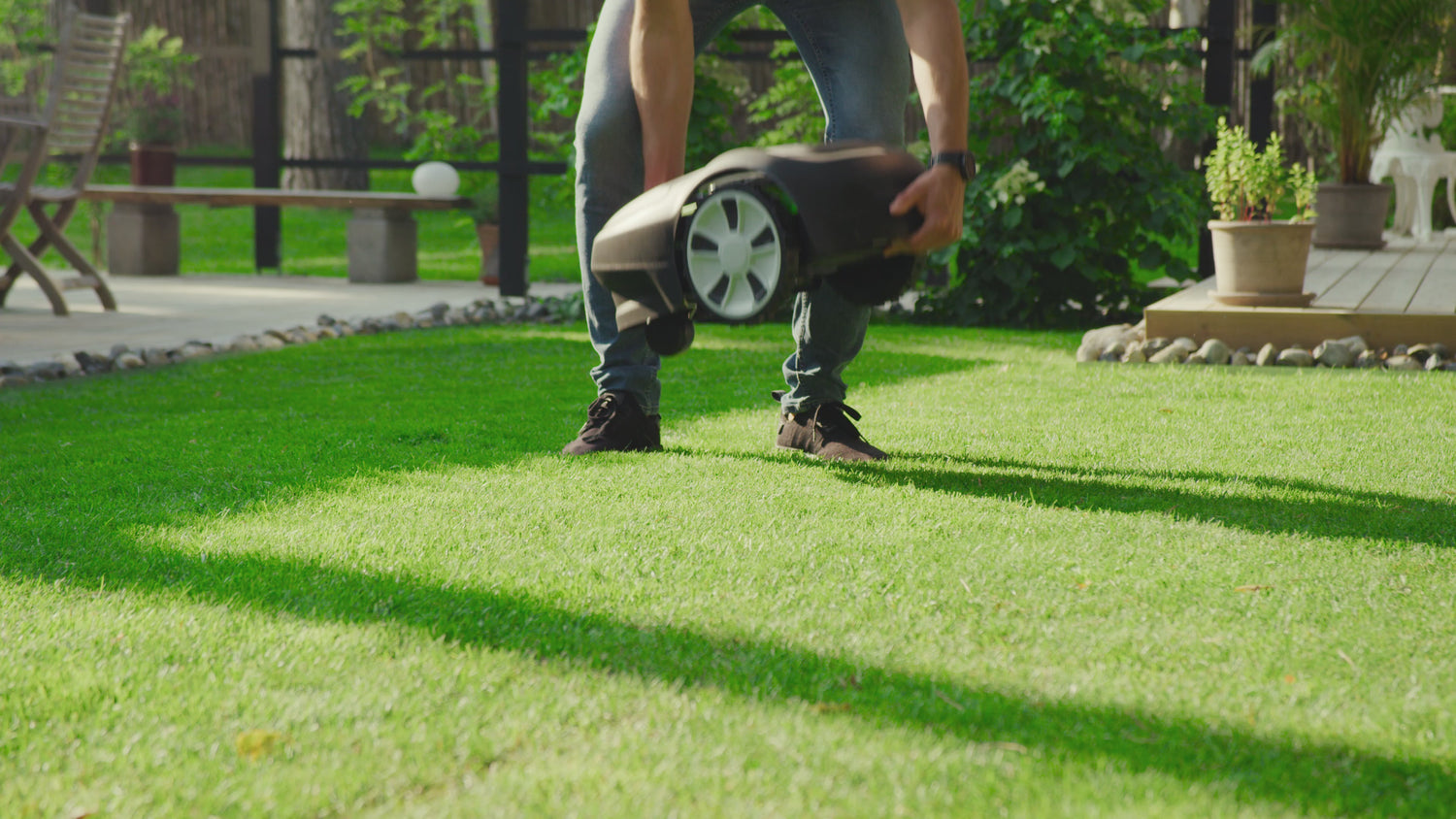 Greenworks 750m2 Robot Lawnmower