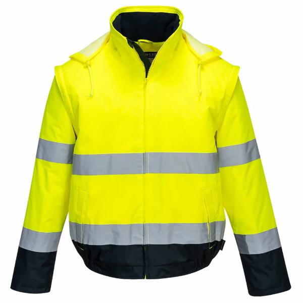 Portwest Essential 2In1 Jacket Yellow / Navy