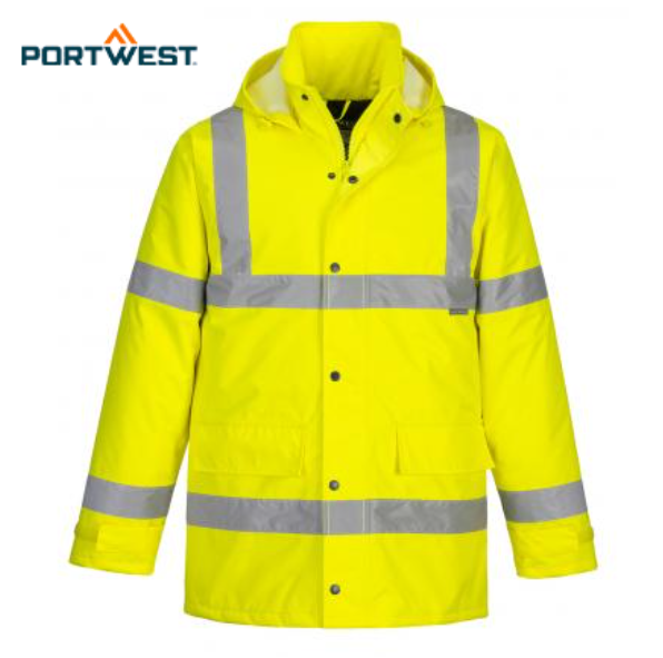 Portwest Hi-Vis Traffic Jacket Yellow
